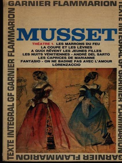 Theatre 1 - Alfred de Musset - copertina