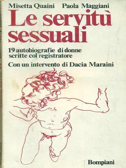 Le servitù sessuali - Misetta Quaini - copertina