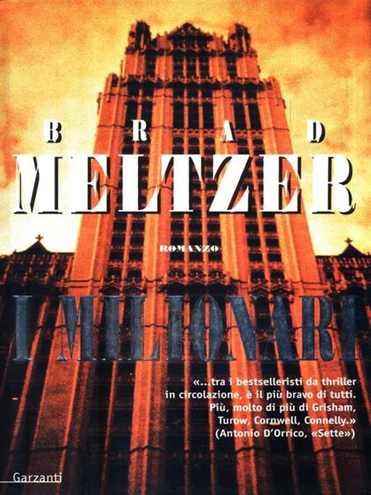 I milionari - Brad Meltzer - copertina