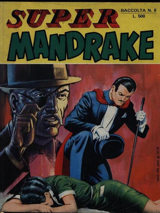 Super Mandrake Raccolta n. 8 - copertina