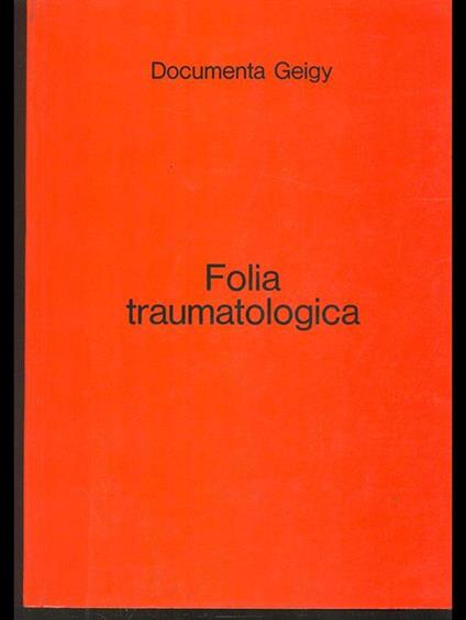 Folia traumatologica - copertina