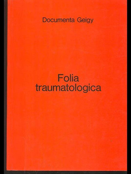 Folia traumatologica - copertina