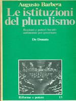 Le istituzioni del pluralismo