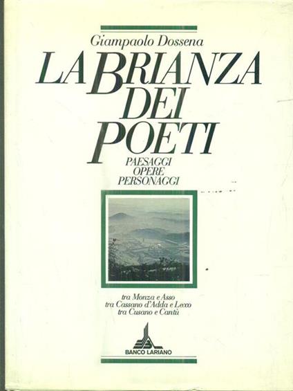 La Brianza dei Poeti - Giampaolo Dossena - copertina