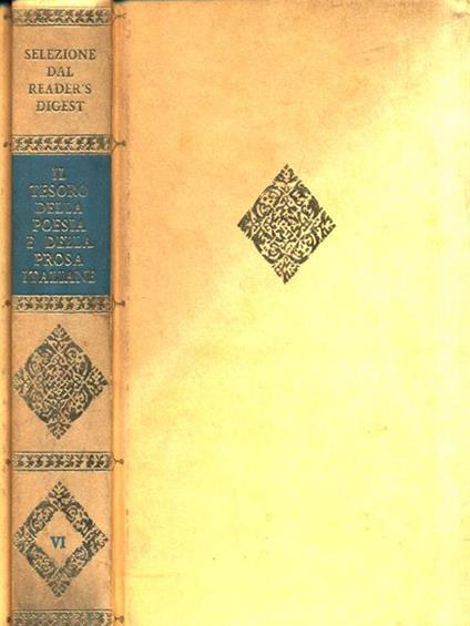 Il tesoro della poesia e della prosa italiane. Volume VI - copertina