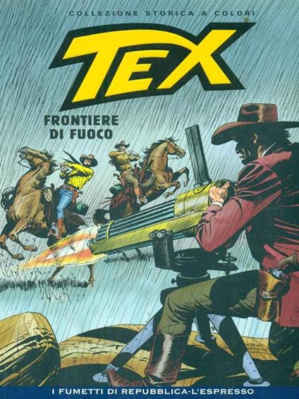 Tex 93 Frontiere di fuoco - Gianluigi Bonelli - copertina