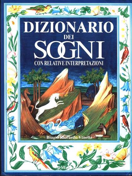 Dizionario dei sogni - Biagio Riccardo Vinella - copertina