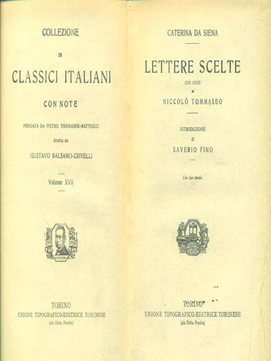 Lettere scelte - Caterina da Siena (santa) - copertina