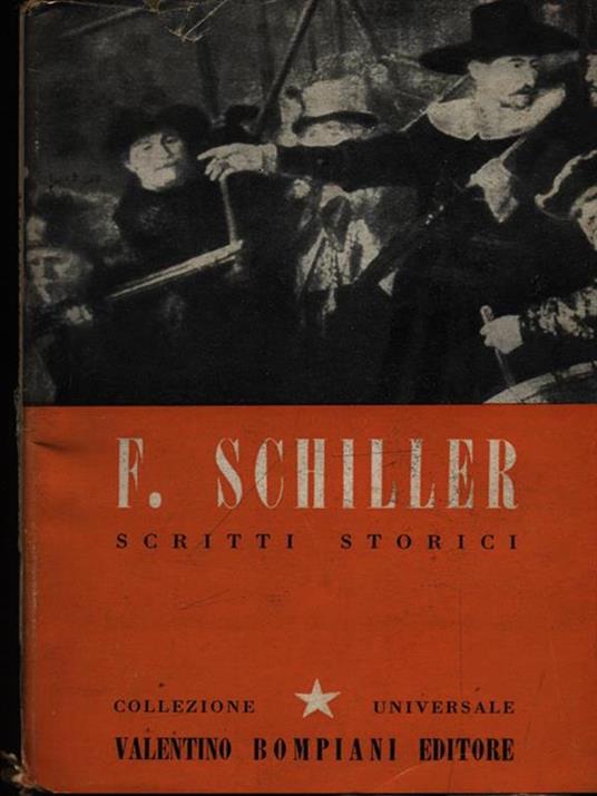 Scritti storici - Friedrich Schiller - copertina