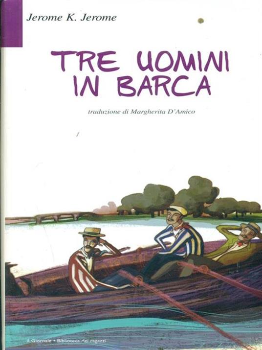 Tre uomini in barca - Jerome K. Jerome - copertina