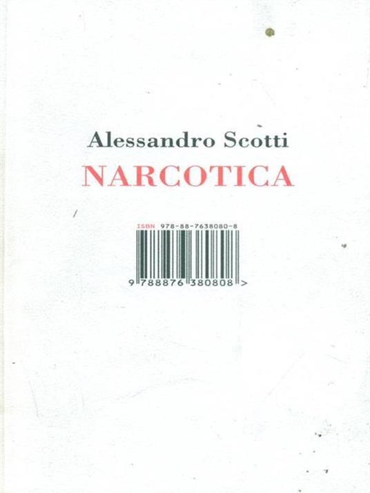 Narcotica - Alessandro Scotti - copertina