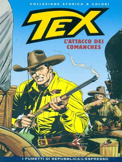 Tex 113 L'attacco dei Comanches - Gianluca Bonelli - copertina