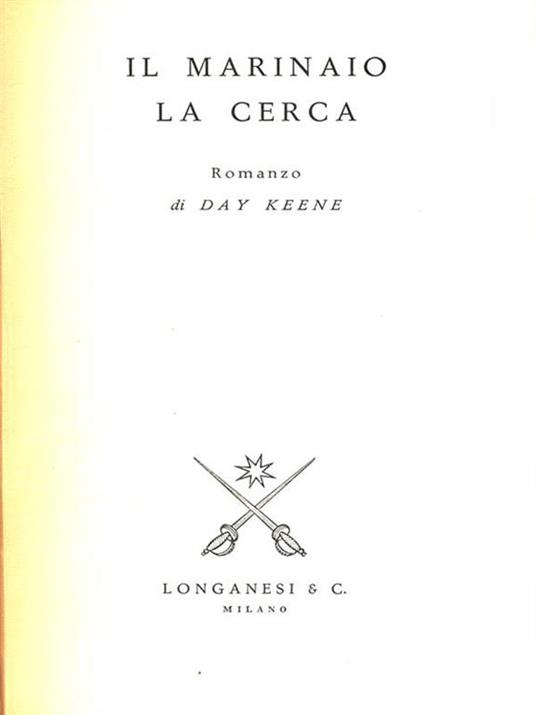 Il marinaio la cerca - Day Keene - copertina