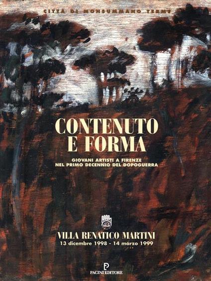 Contenuto e forma - copertina