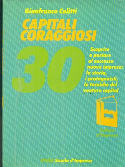 Capitali coraggiosi - Gianfranco Colitti - copertina