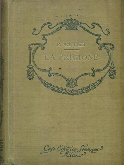 La prigione - Paul Bourget - copertina