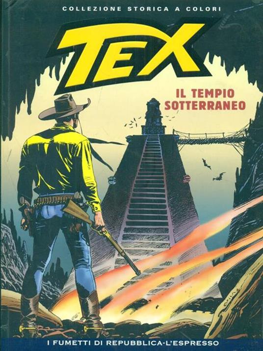 Tex 157 Il tempio sotterraneo - Gianluigi Bonelli - copertina