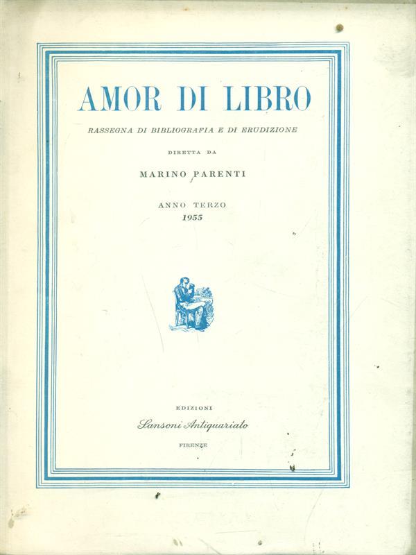 Amor di Libro Anno Terzo 1955