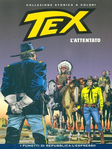 Tex 117 L'attentato - Gianlugi Bonelli - copertina