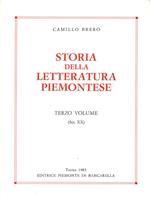 Storia della letteratura piemontese. Terzo Volume (Sec XX)