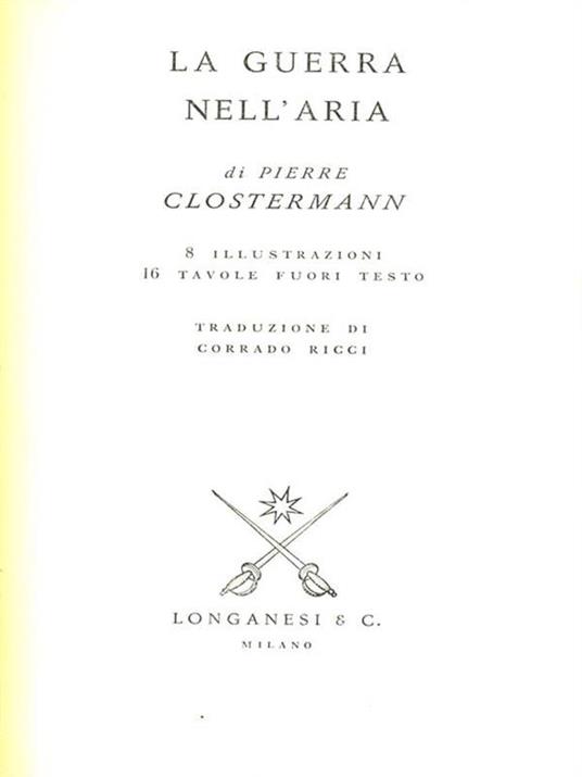 La guerra nell'aria - Pierre Clostermann - copertina