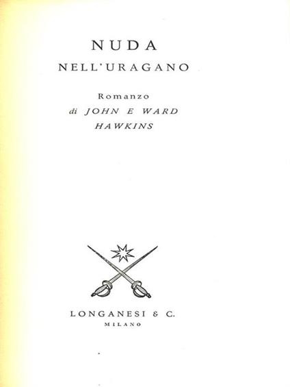 Nuda nell'uragano - John Hwkins - copertina