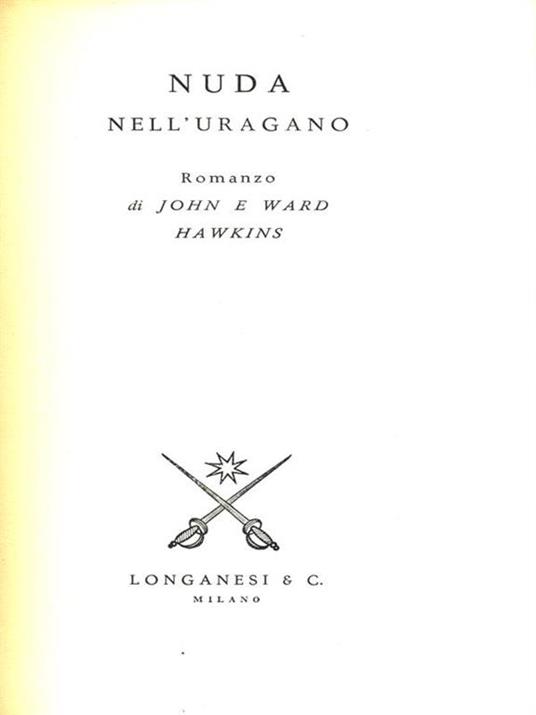 Nuda nell'uragano - John Hwkins - copertina