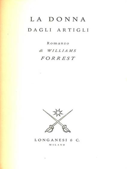 La donna dagli artigli - Williams Forrest - copertina