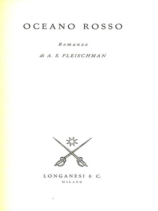 Oceano Rosso - A.S. Fleischman - copertina