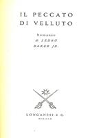 Il peccato di velluto
