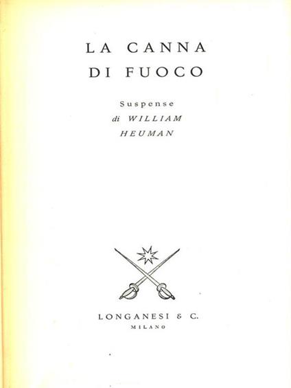 La canna di fuoco - William Heuman - copertina