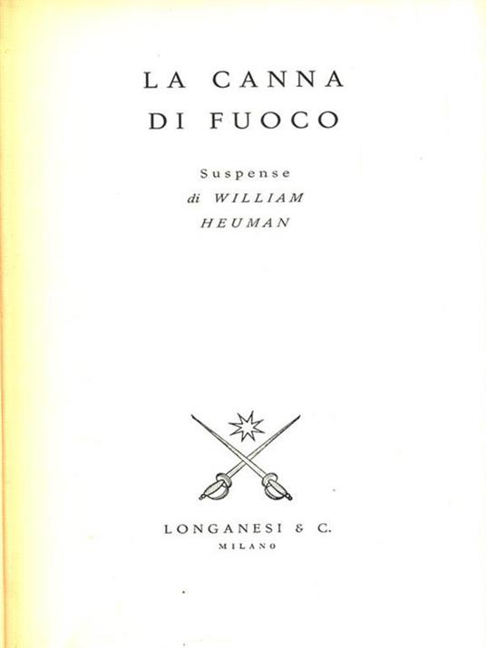 La canna di fuoco - William Heuman - copertina