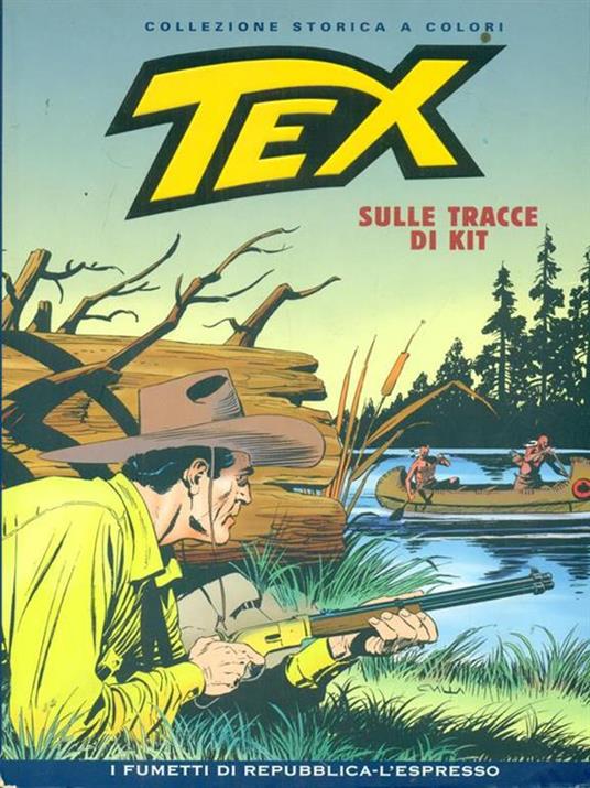 Tex 55 Sulle tracce di Kit - Gianluigi Bonelli - copertina