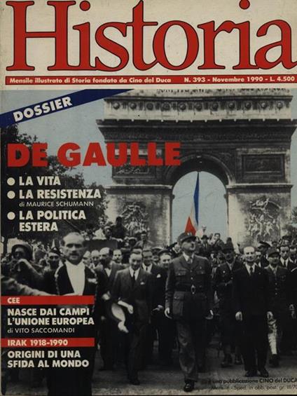 Historia n. 393novembre 1990 - copertina