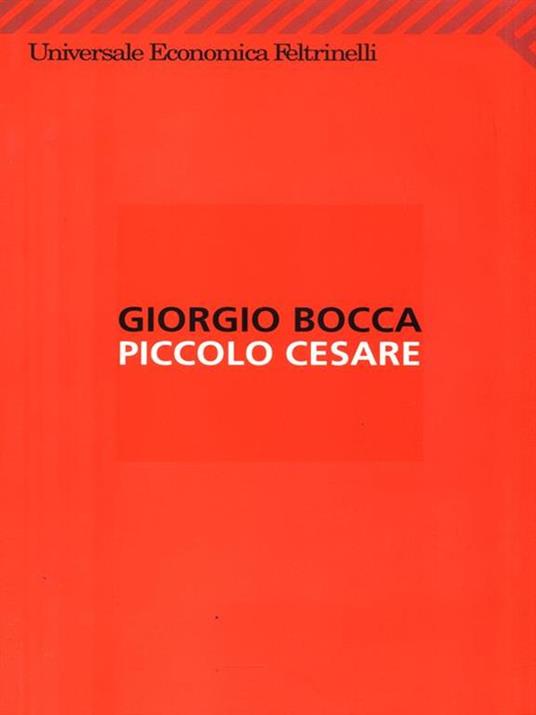Piccolo Cesare - Giorgio Bocca - copertina