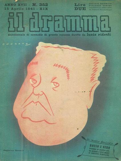 Il dramma. N. 352 15 aprile 1941 - copertina
