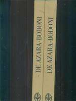 De Azara. Bodoni. 2 Volumi