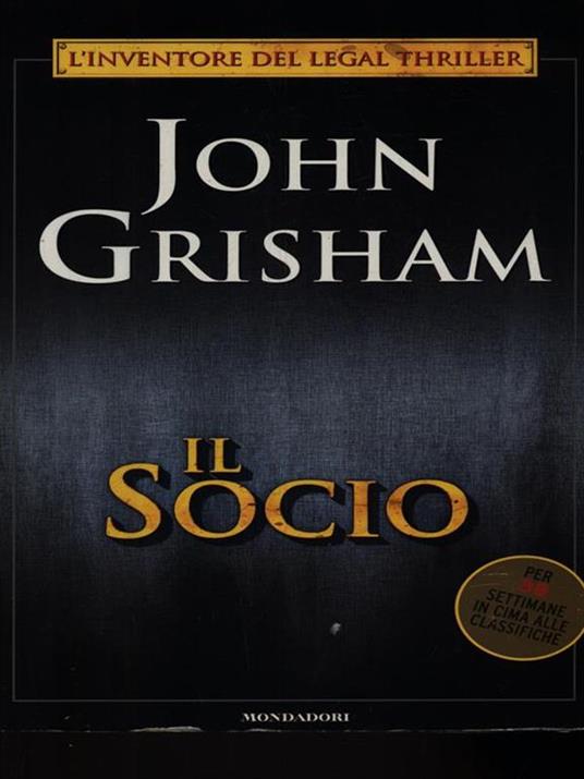 Il socio - John Grisham - copertina