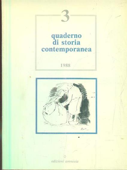 Quaderno di storia contemporanea. 31988 - copertina