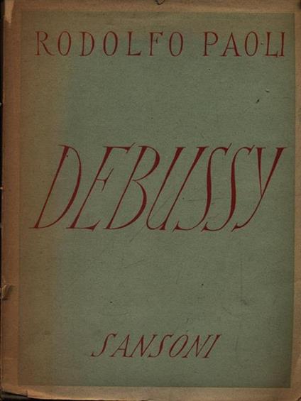 Debussy - Rodolfo Paoli - copertina