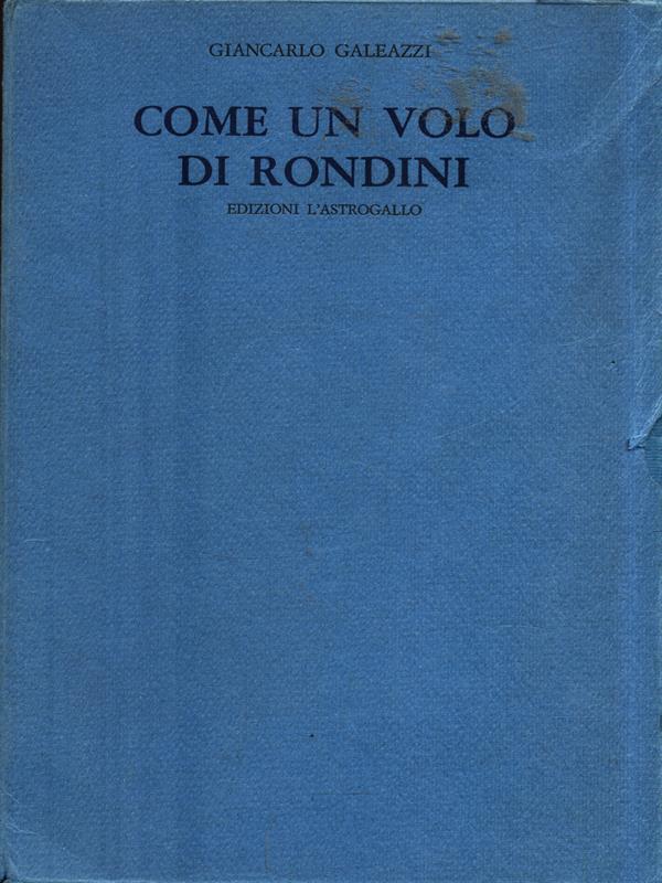 Come un volo di Rondini