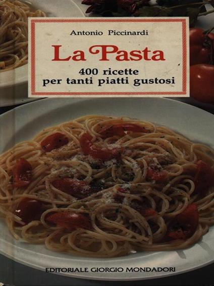 La pasta - Antonio Piccinardi - copertina