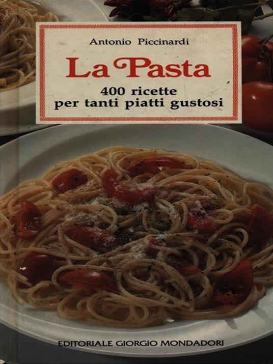 La pasta - Antonio Piccinardi - copertina