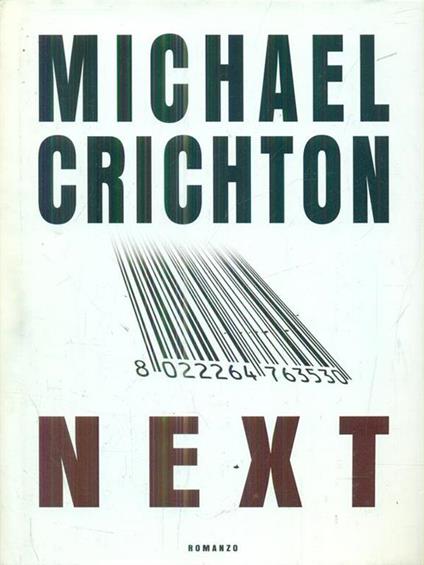 Next - Michael Crichton - copertina