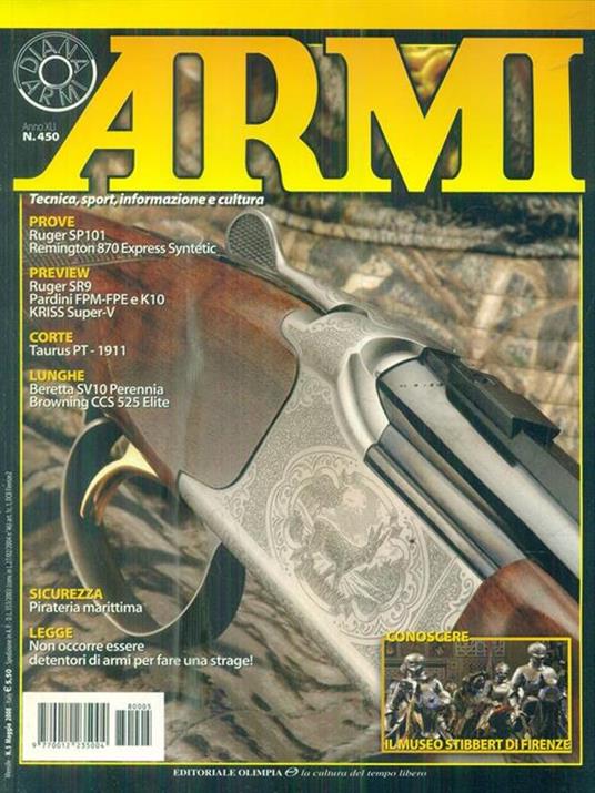 Diana Armi 5/maggio 2008 - copertina