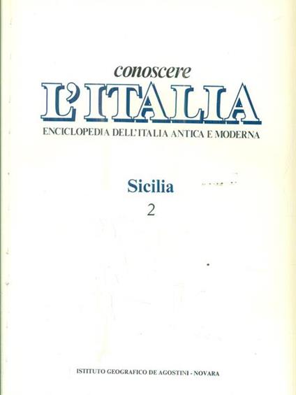 Conoscere l'Italia. Sicilia. 2 volumi - copertina