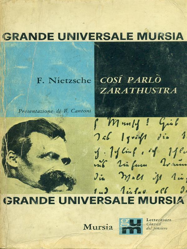 Cosi Parlo Zarathustra (Grande Universale Mursia)