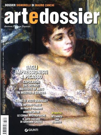 Artedossier N. 328 Gennaio 2016 - copertina