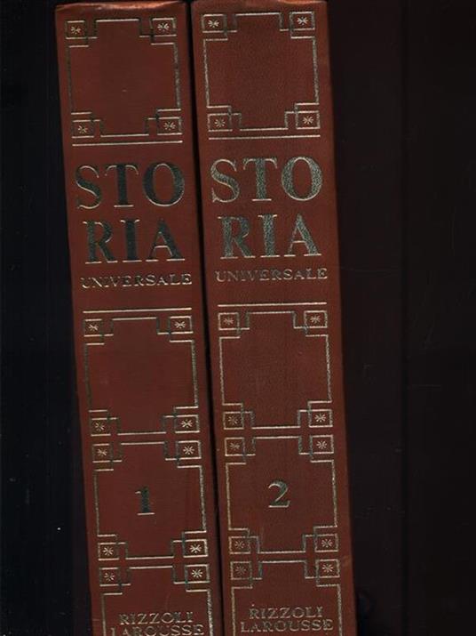 Storia Universale. 2 Volumi - copertina