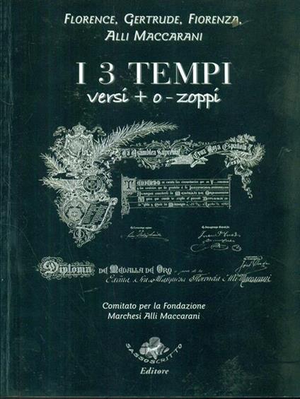 I 3 tempi versi + o. zoppi - copertina